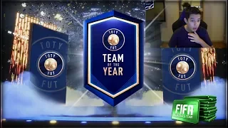 KÆMPE TOTY PACK OPENING! 2000 KR + SÅ MANGE PAKKER OG WALKOUTS!!