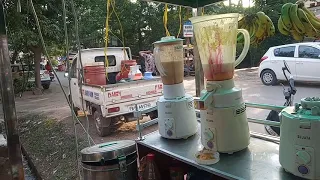 Mixed banana and Papaya Shake | Fresh Juice Corner | Latest video 2019