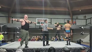 Rage to Riches vs Miles Jacobs and Blackhawk RAPW Tag Team Championship match