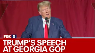 Former President Donald Trump at Georgia GOP Convention | FOX 5 News
