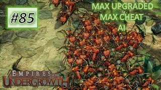 Empires of the Undergrowth #85: Fight 3 Max Upgraded Max Cheat Meatcutter Ant AI