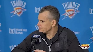 Billy Donovan on beating Jazz with Defense, Clutch Plays