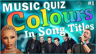 Name These Colourful Songs | Guess The Song Music Quiz 🎵