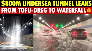 China’s $800M Undersea Tunnel is FLOODING Within a Year! A Tofu-Dreg Tunnel Becomes a Waterfall Cave