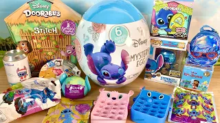 ASMR UNBOXING LILO STITCH HUGE EGG SURPRISE ! Disney Doorables Mystery Boxes SURPRISES