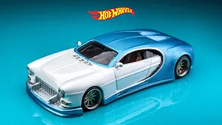 Bugatti Chiron intercross Chevy 55 Classic Hypercar Hot Wheels Custom