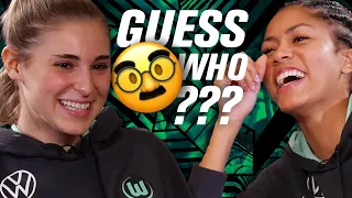 "Woher soll ich das wissen?!" 😂 Jule & Sveindis in "Guess who?"