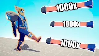 THOR vs 1000x OVERPOWERED UNITS - TABS | Totally Accurate Battle Simulator 2024