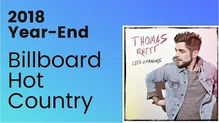 Billboard 2018 Top 100 Year-End Hot Country Chart