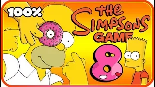 The Simpsons Game Walkthrough Part 8 - 100% (X360, PS3, PS2, Wii, PSP) Shadow Of The Colossal Donut