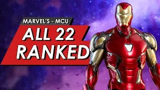 All 22 Marvel MCU Movies Ranked From Worst To Best | Iron-Man - Avengers: Endgame