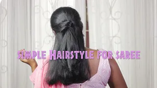 Easy hairstyle for saree | medium/short hair | Preity Neereekshan