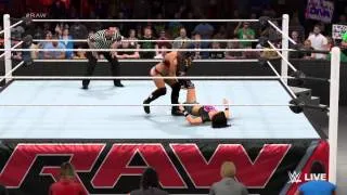 WWE 2K15 Brie vs AJ Lee