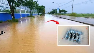 The Battle Against Nature Unclogging Flash Flood Drains for Safer Communities