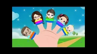 Finger family (Daddy Finger) Nursery rhymes for kids from Kiddy moon songs