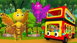 तितली उड़ी - Titli Udi Bus pe Chadi - Hindi rhymes | Hindi Nursery Rhymes for Children | Jo Jo Kids