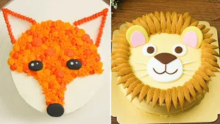 DIY Animal Theme Cake Designs 🦊 AMAZING Birthday Cake Decorating Ideas - Hoopla Recipes