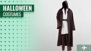 Cosplaysky Men Halloween Costumes [2018]: CosplaySky Star Wars Jedi Robe Costume Obi-Wan Kenobi