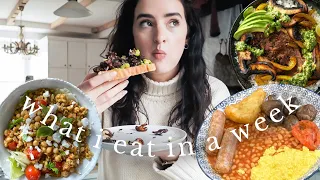 WHAT I EAT IN A WEEK | Realistic & Intuitive Vegan #VEGANUARY