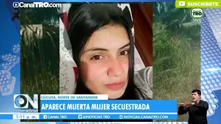 Aparece muerta mujer secuestrada