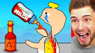 DEM BABY FEURIGE SOßE GEBEN?! (Eating Simulator)