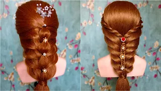 Attractive hairstyle for long hair girls | new unique hairstyle | long hair style | Dazzle Beauty