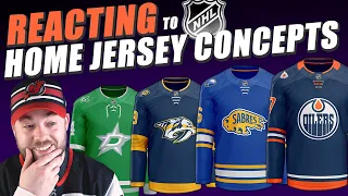 Reacting to NHL Home Jersey Concepts!