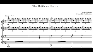 Sergei Prokofiev - The Battle on the Ice.  Piano duet