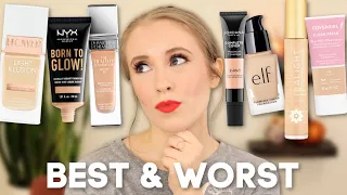 Ranking All My Drugstore Foundations from WORST to BEST