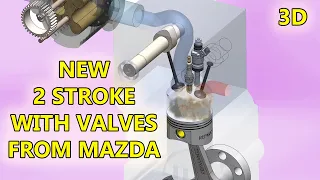 New 2 Stroke with valves from Mazda will blow your mind 🤯