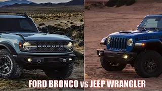 2021 Ford BRONCO Vs Jeep WRANGLER 🔥  Off-Road Comparison