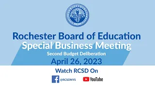 Special Meeting: Second Budget Deliberation | April 26, 2023