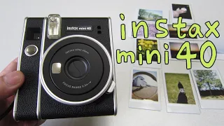 FUJIFILM instax mini 40 を買いました！開封＋準備＋撮影 (Unboxing＋Setup＋Photos) 新型チェキ！