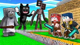 I CREEPYPASTA ATTACCANO LA NOSTRA BASE SICURA! - MINECRAFT