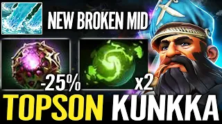 Topson Explain Why Kunkka 7.34 is Broken - Outplayed His Enemies with Refresher Orb Dota 2 Pro