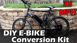DIY 35MPH Trek Electric Bike Conversion | 1000W E-Bike Kit