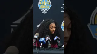 Angel Reese is asked about Shaq’s influence