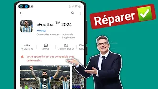 Comment réparer eFootball 2024 non compatible avec votre appareil | eFootball 2024