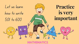 501 to 600 class 1 MathsI Numbers 501 to 600 | Counting | Maths for kids |Class 1-2 Counting 501-600