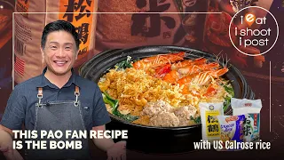 Seafood Pao Fan recipe - with USA Calrose Rice