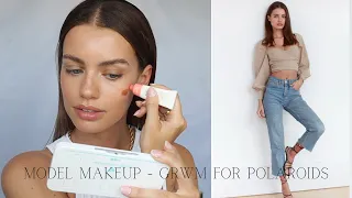 MODEL MAKEUP - GET READY WITH ME FOR MY POLAROIDS