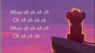 LION GUARD | here comes the lion guard with LYRICS!!💙 | lion guard end credits
