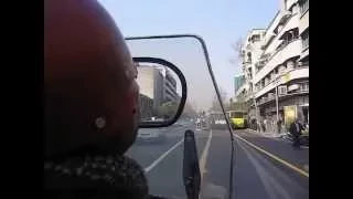 Action movie!!! Stant motorbike taxi in Tehran, Iran