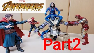 stop motion Avengers vs Thanos Part2 Avengers Infinity War　ストップモーション　アベンジャーズvsサノス　アベンジャーズインフィニティ•ウォー