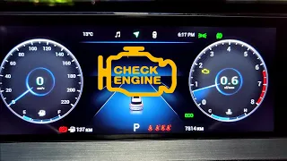 Вылез "Check Engine" на 6 тыс км пробега Chery Tiggo 7 Pro Max