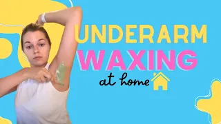 Wax your armpit at home
