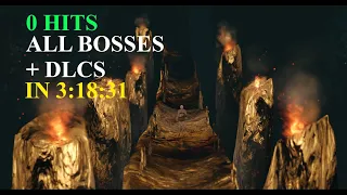 Dark Souls 2 - All Bosses + DLCs No-Hit in 3:18:31