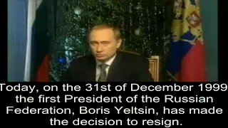 1999 - Russia - Prime Minister Vladimir Putin Take Over after President Boris Yeltsin Resign - 31/12