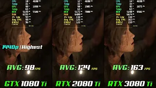 GTX 1080 Ti vs RTX 2080 Ti vs RTX 3080 Ti  in 2021 1080pFHR