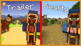 🧪 MINECRAFT 1.14 : TRAILER VS REALITY